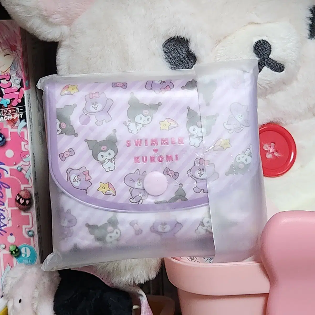 SANRIO 산리오 Sanrio Swimmer Collaboration Pouch Kuromi #쿠로미