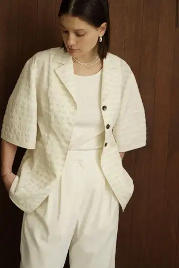 GINGHAM CHECK DOME SLEEVE SHIRT CLANE