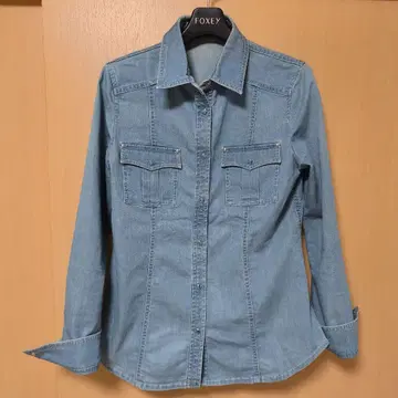 레리안 블루 데님 셔츠