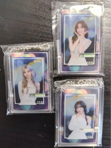 간사이조 RIKU MAYUKA MIIHI 아크릴 스탠드 키링 FC 복권