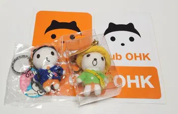 OH!군 봉제 인형 키링 2개 세트 Club OHK 스티커