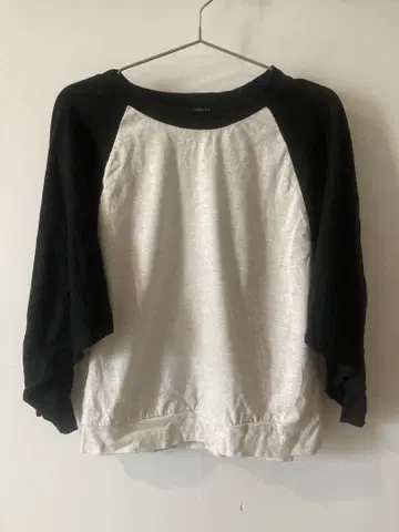 mizuiro ind 바이컬러 래글런 풀오버