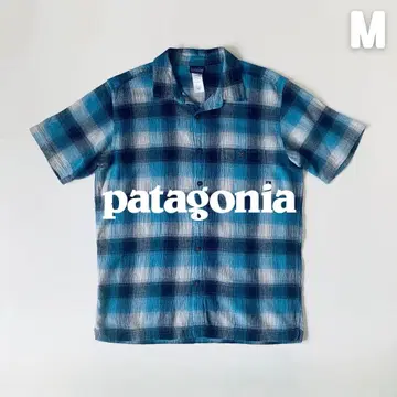Patagonia 2012년 AC 얀 다이 셔츠 태국제 M 파랑 옴브레