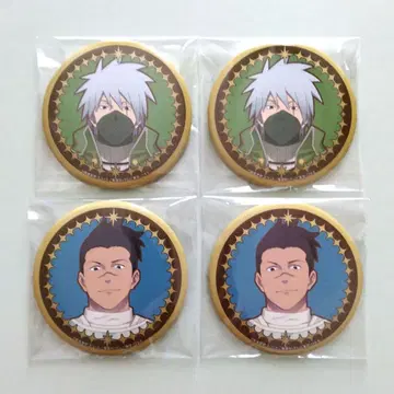 NARUTO 타로 캔뱃지 하타케 카카시 우미노 이루카
