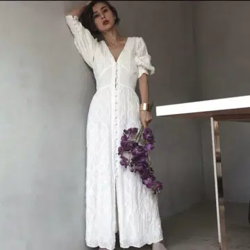 AMERI VINTAGE 아메리빈티지 코튼 레이스 드레스