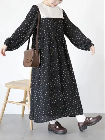 마론 크림 x ehka sopo (에카 소포) 원피스