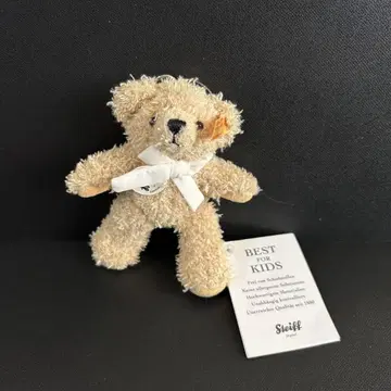 [미사용 새상품] Steiff 테디베어 슈타이프 봉제 인형 키링