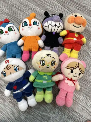 호빵맨 봉제 인형 세트