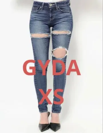 GYDA 어퍼 크러쉬 스트레치 스키니 데님