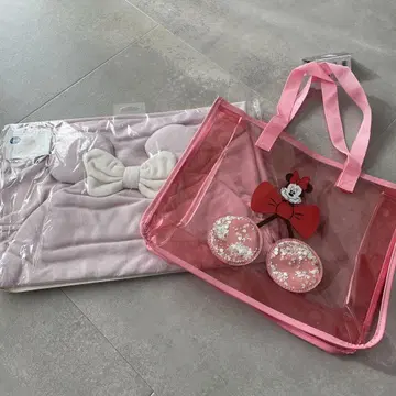미니 후드 부착 타월 수영장 백