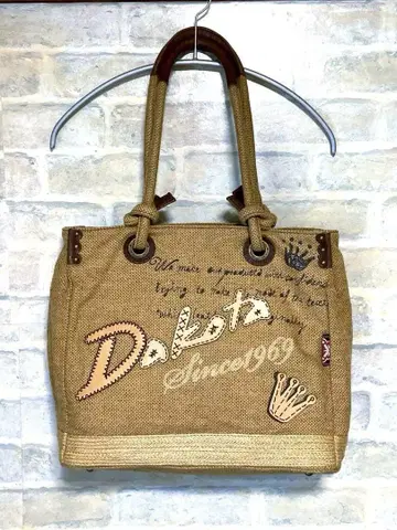 Dakota 다코타 토트백 가죽 마 혼방