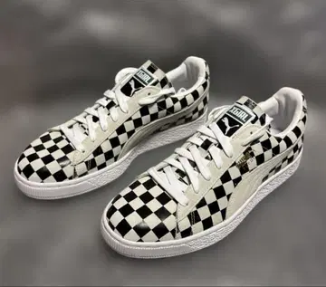 PUMA SUEDE X-GIRL 스웨이드 체크 체커 플래그 패턴