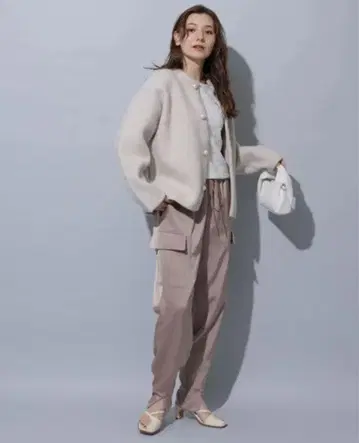리랜드트루 새틴 카고 팬츠