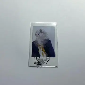 카미무라 켄신 친필 사인 폴라로이드