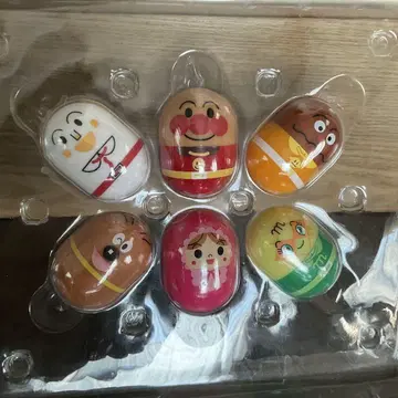 호빵맨 오뚝이 캐릭터 계란형 피규어 6개 세트