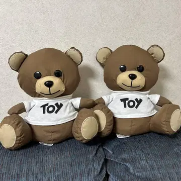 MOSCHINO Toy 2개 세트! 곰 봉제 인형 포켓 지퍼