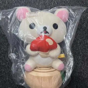 코리락쿠마&키이로이코구마 숲 속의 버섯 봉제 인형 BIG