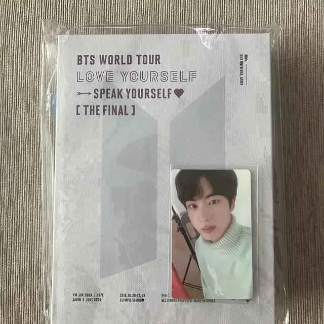 BTS 방탄소년단 스픽콘 DVD 파이널 풀셋