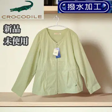 크로커다일 미사용 새상품 노카라 자켓 발수 가공 집업 M