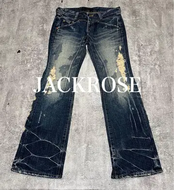 JACK ROSE 잭 로즈 부츠컷 데님 y2k 그런지