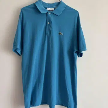 라코스테 LACOSTE 라코스테 클래식 핏 반팔 피케 셔츠 블루