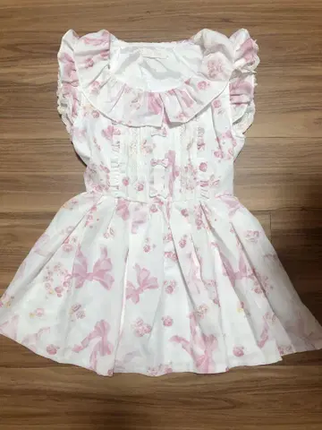 LIZ LISA 리본 무늬 셋업