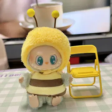 [새상품] LABUBU 봉제 인형 꿀벌 코스튬
