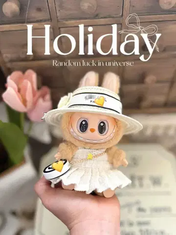 LABUBU 라부부 봉제 인형 의류 코스튬 labubu white