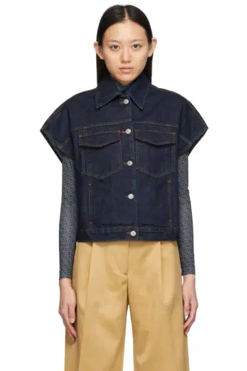 DRIES VAN NOTEN 드리스반노튼 데님 베스트 36