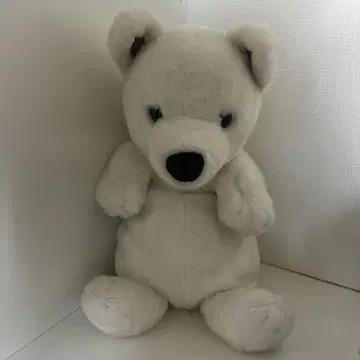화이트 곰돌이 봉제인형