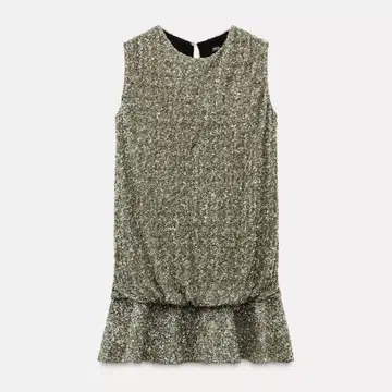 [ 1회만 사용 ] ZARA 스팽글 미니 원피스