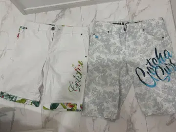 미사용 새상품! gatcha 하프 팬츠 2장 세트