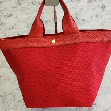 새상품급 DRES 인기 보트형 토트백 나일론 대용량 레드