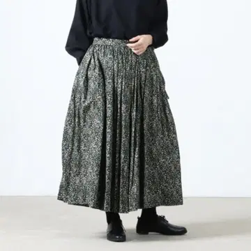 야에카 YAECA CANVAS DESIGN 개더 스커트 S