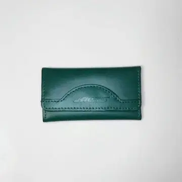 ASKA kicks 굿즈 가죽 4연 키케이스 그린 스냅 버튼식