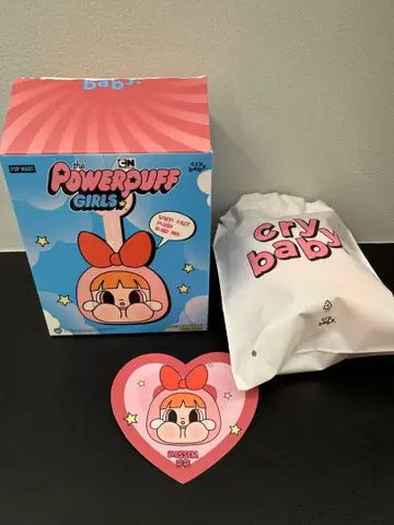 POPMART 파워퍼프걸 CRY BABY BUNNY BLOSSOM