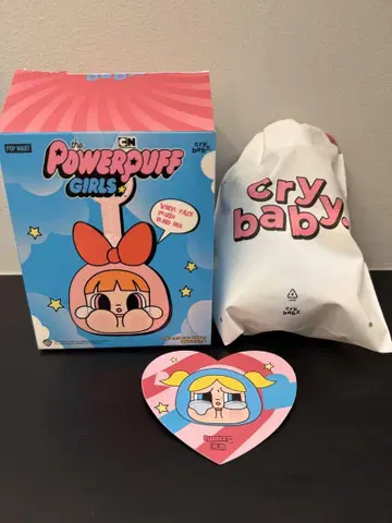 POPMART 파워퍼프걸 CRY BABY 버블