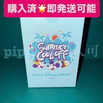 캔뱃지 스티커 포함 세트 미세스 썸머 쿨-오프 디즈니랜드