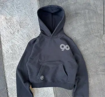 9090girl Logo Original Cropped Hoodie
