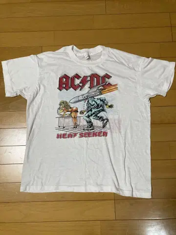 AC/DC USA 제작 밴드 티셔츠 80년대 90년대 빈티지