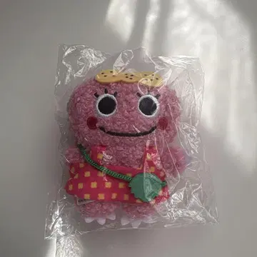 왁자지껄 숲의 심술쟁이 곰탱이 봉제 인형 볼 체인 가챠가챠