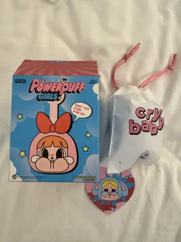POPMART 파워퍼프걸 CRY BABY BUNNY BUBBLES