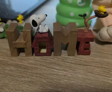 스누피 DOG WELCOME HOME 데코레이션 피규어