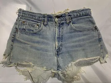 리바이스 빨간색 택 숏팬츠 핫팬츠 여성용