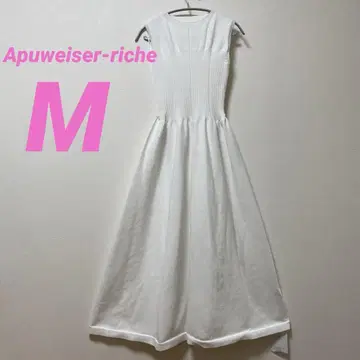 Apuweiser-riche 홀가먼트 뷔스티에 절개 원피스 미사용 새상품