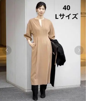 베르메이유 파 이예나 CARREMAN 허리 쉐이프 원피스 40 사이즈