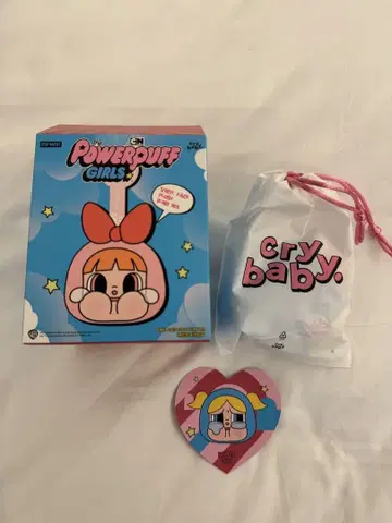POPMART 파워퍼프걸 CRY BABY BUBBLES
