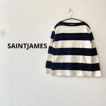 세인트 제임스 웨쌍 와이드 보더 아이보리 x 마린