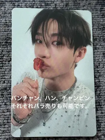 straykids 스키즈 방찬 봉입 GIANT 트레이딩 카드 한 창빈