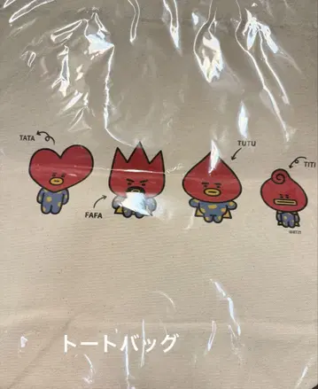 BTS BT21 TATA 패밀리 토트백